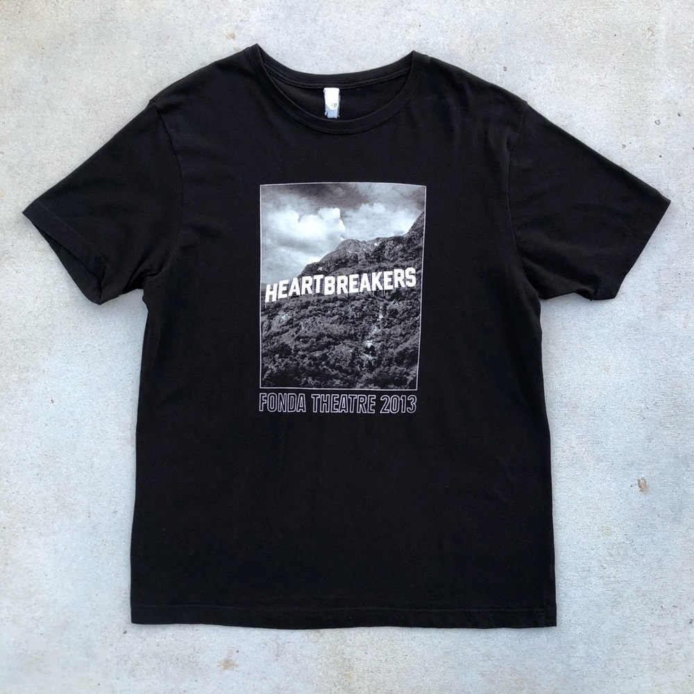 Rare 2013 Tom Petty & The Heartbreakers Fonda Theater Hollywood Sign Tee - Large